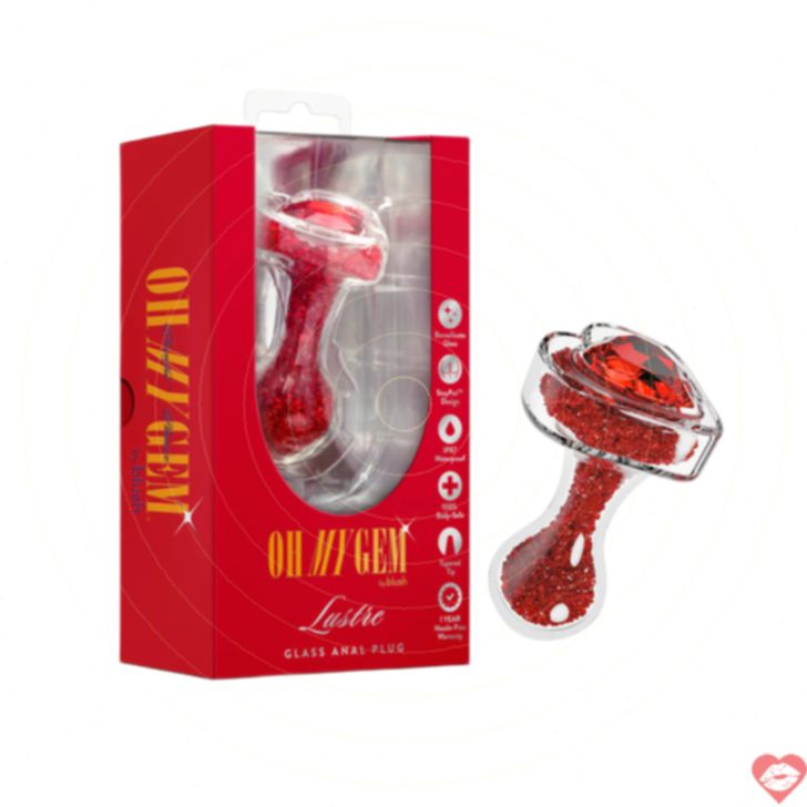 Oh My Gem Lustre Đỏ Ruby Hậu Môn Sang Trọng Nồng Cháy 