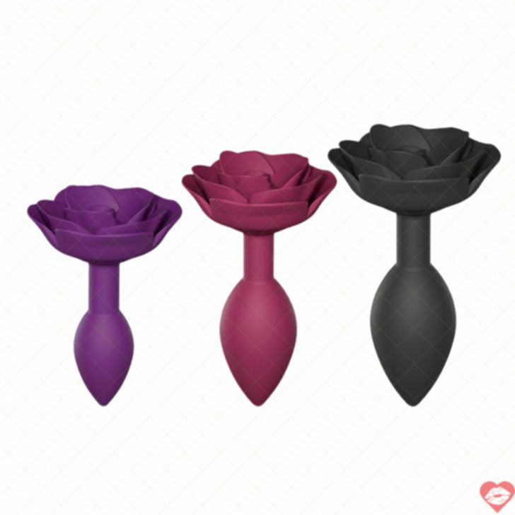 Open Roses Butt Plug Hoa – Erotic Mịn Màng 