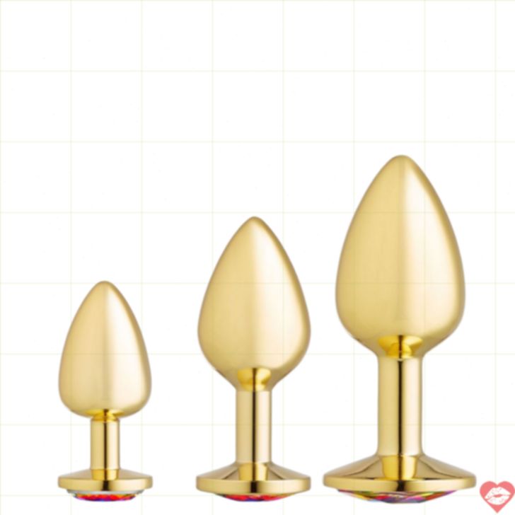 plug hậu môn đá quý cloud 9 gems vàng sang trọng 