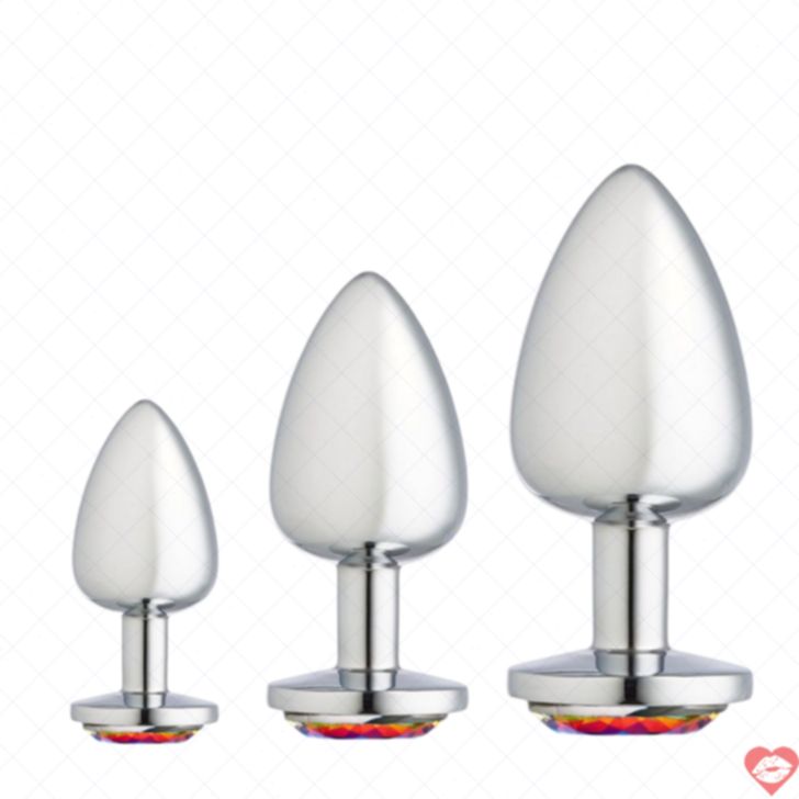 Plug mông Chrome bạc lấp lánh Cloud 9 