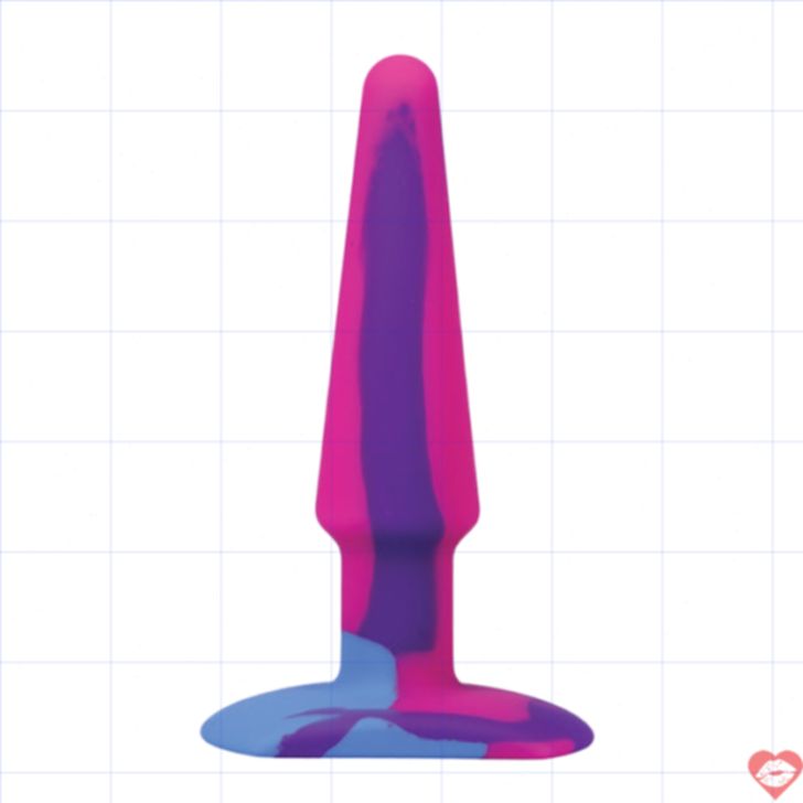 A-Play Groovy Plug Anal Đa Sắc Mềm An Toàn 