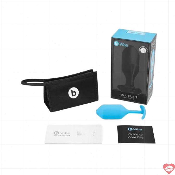 B-Vibe Snug Plug Đít Nặng Thoải Mái Dài Lâu 