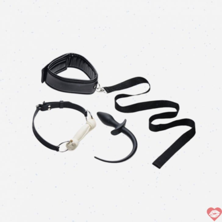 Tailz Puppy Play Set BDSM Đầy Đủ Vui Nhộn Roleplay 