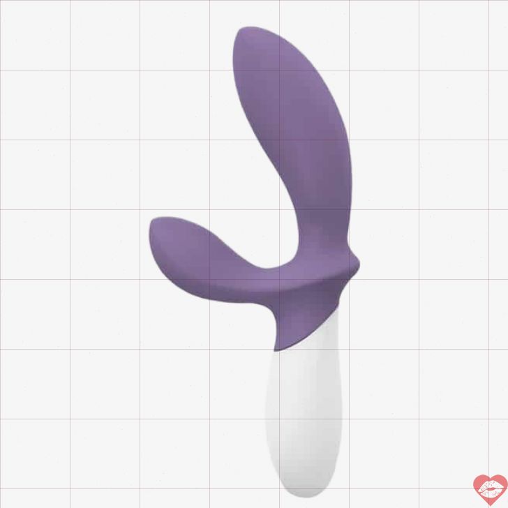 Lelo Loki Wave 2 Tím Prostat 19cm Sóng Ngón Tay