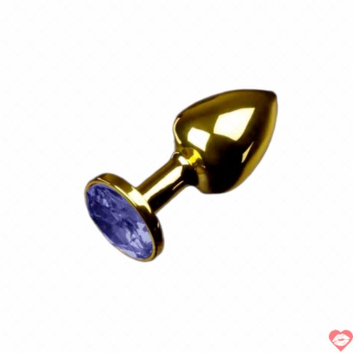 Plug Đít Kim Loại Vàng Tinh Thể Xanh Nhỏ Gọn