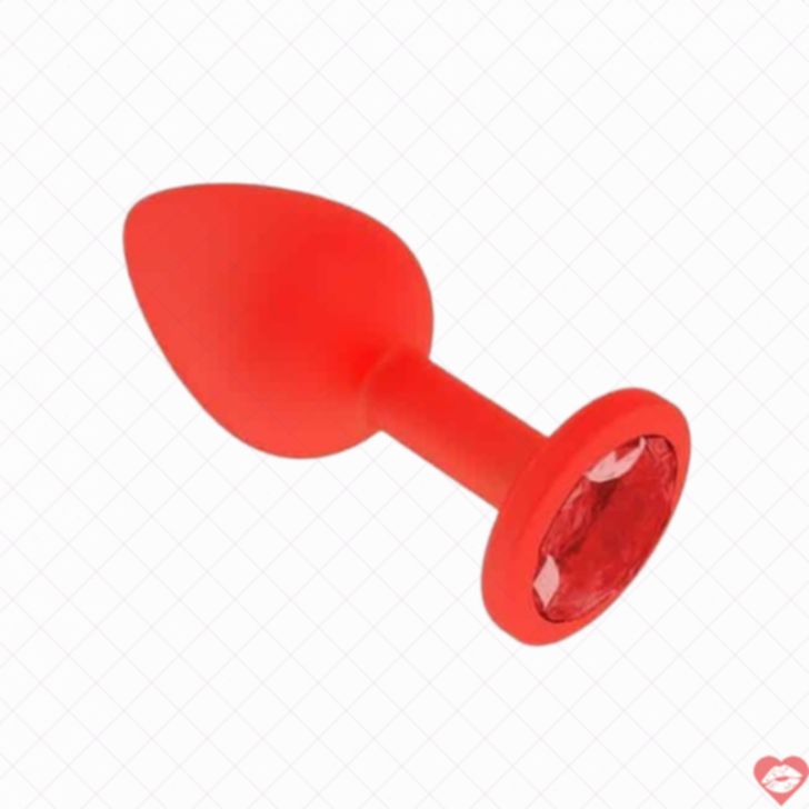 Plug hậu môn Jagga-Jagga đỏ crystal sang chảnh siết chặt sướng