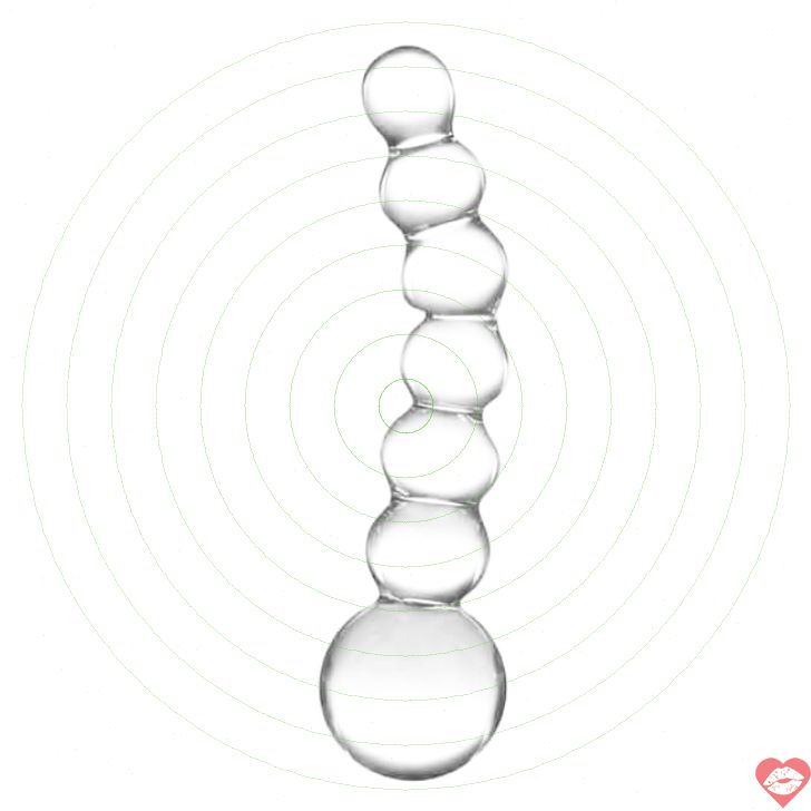 Que Trân Châu Glas Beaded 13cm, Thủy Tinh Sang Trọng