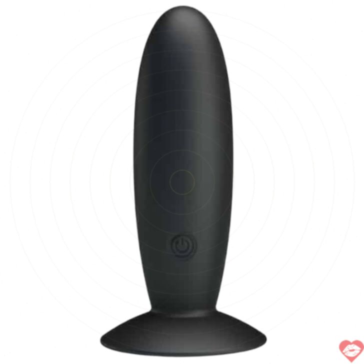 Pretty Love Vibe Butt Plug Đen Hút 12 Rung Mạnh