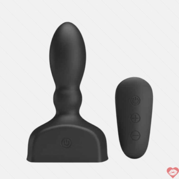 Pretty Love Harriet plug rung nở đen remote