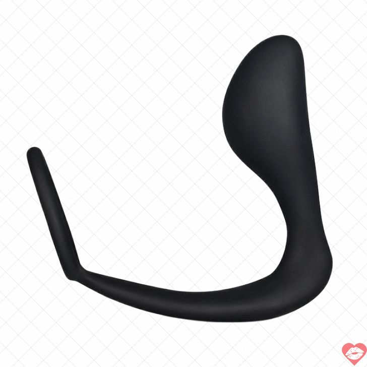 LoveToys Combo Cockring Plug Đen Anal Siêu Giữ Cứng