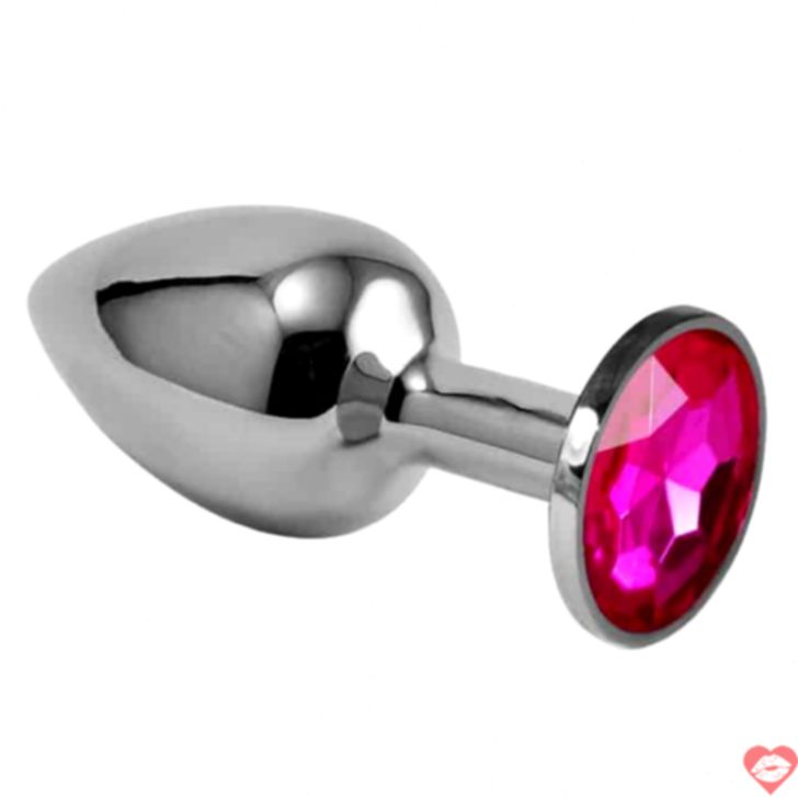 LoveToys Butt Plug S Pha Lê Hồng Bạc 3cm