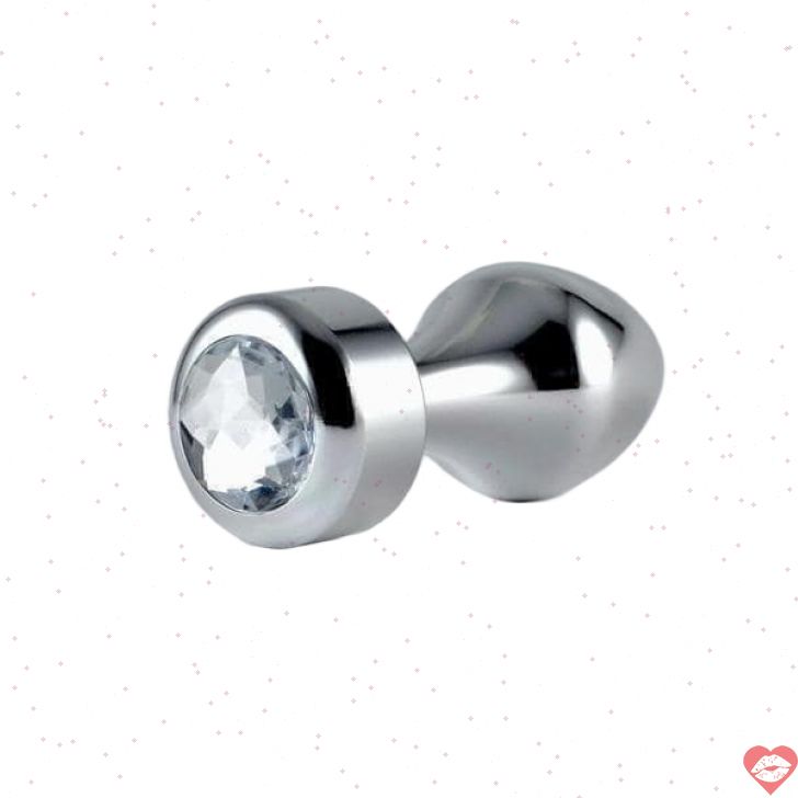 LoveToys Aluminium Diamond Plug Bạc 3cm Kim Cương