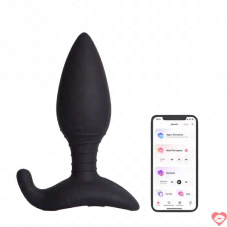 Lovense Hush S Anal Plug Đen App 3.8cm Mạnh