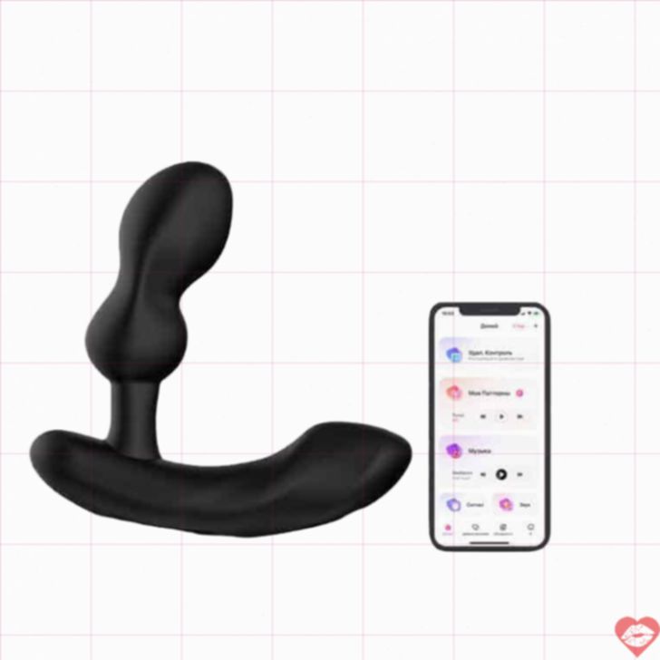 Lovense Edge 2 Prostate Massager Đen App Điều Khiển