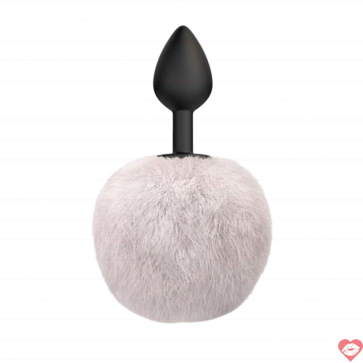 Lola Games Fluffy Plug Đen Đuôi Trắng 3cm Siêu Dễ Thương