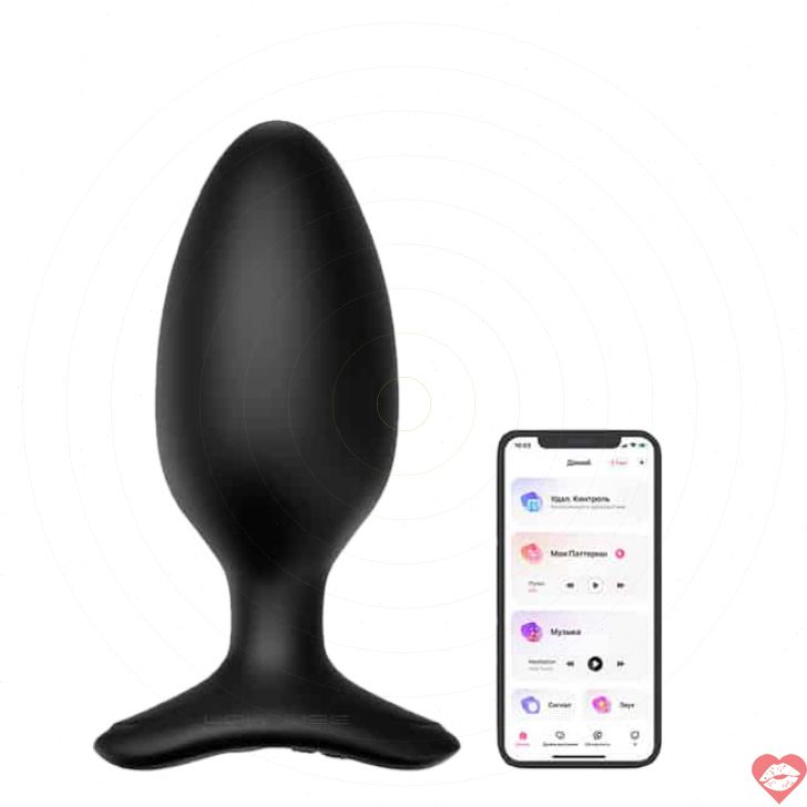 Lovense Hush 2 M Plug Hậu Môn Đen Mạnh Mẽ Điều Khiển App