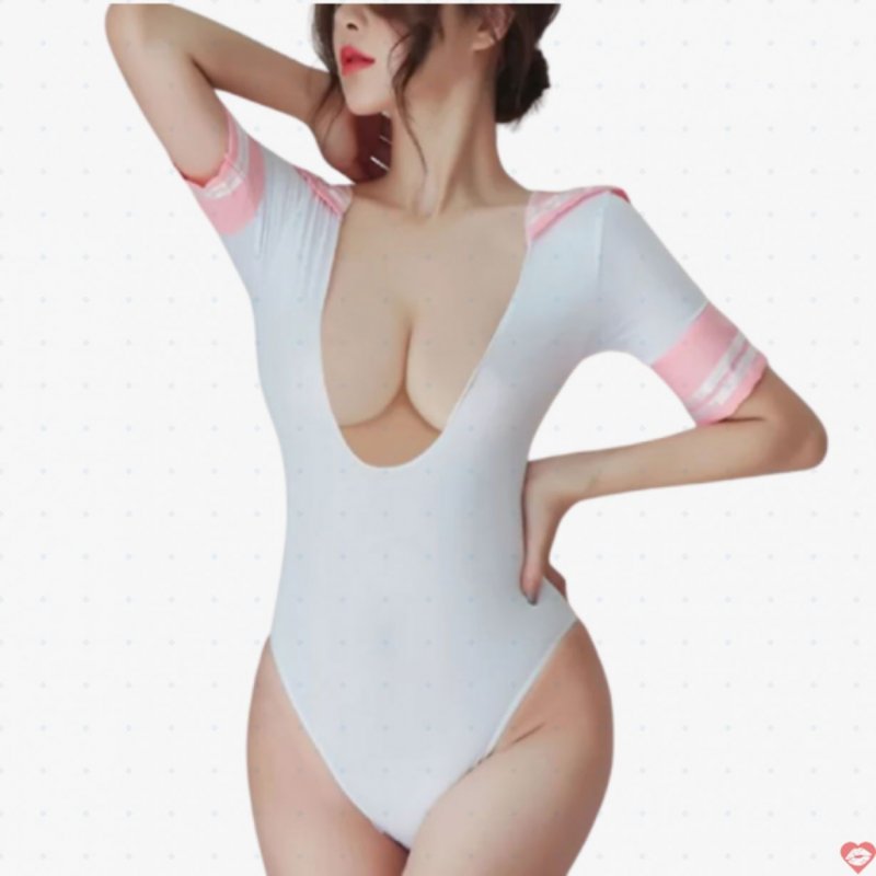 Thời trang bodysuit sexy nữ Hồng NS39 tập luyện quyến rũ 