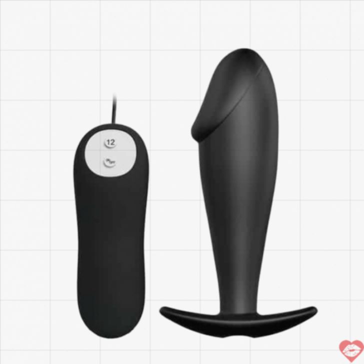 Plug Đít Pretty Love Đen Rung Từ Xa