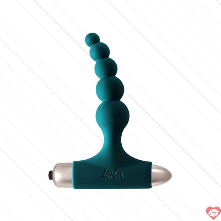 plug hậu môn cây thông Lola Games xanh ngọc rung