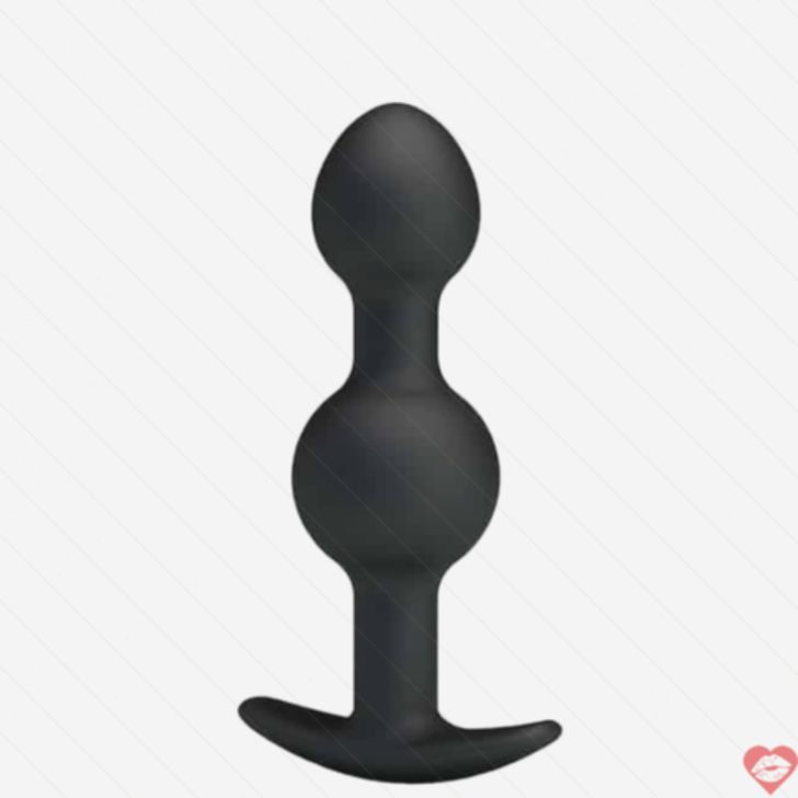 Plug Mông Pretty Love L Đen 2 Bi Siêu Sướng