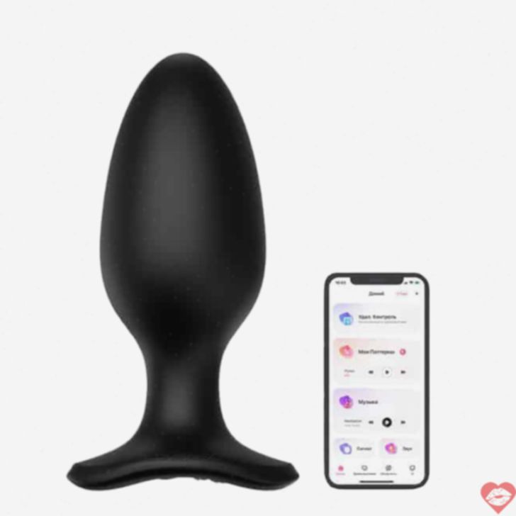 Plug hậu môn Lovense Hush 2 L đen app điều khiển mạnh mẽ