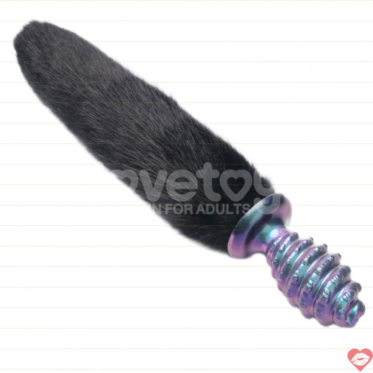 Lovetoy Mysti Tail Cáo Tím 37cm Đuôi Siêu Mịn