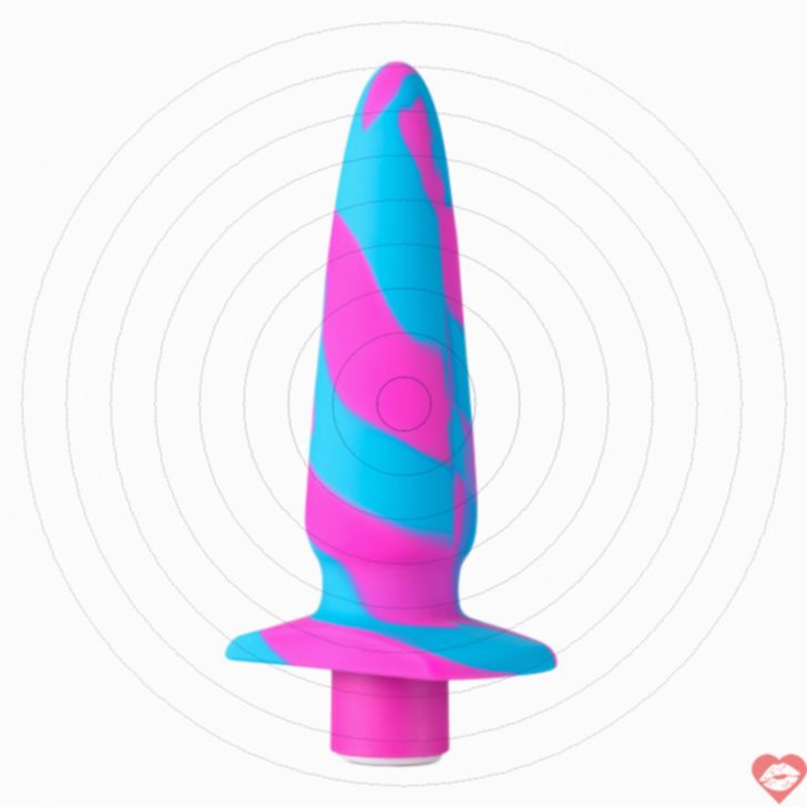 Avant Vibrotize Tím Đỏ 12cm Rung Mạnh Đít Siêu