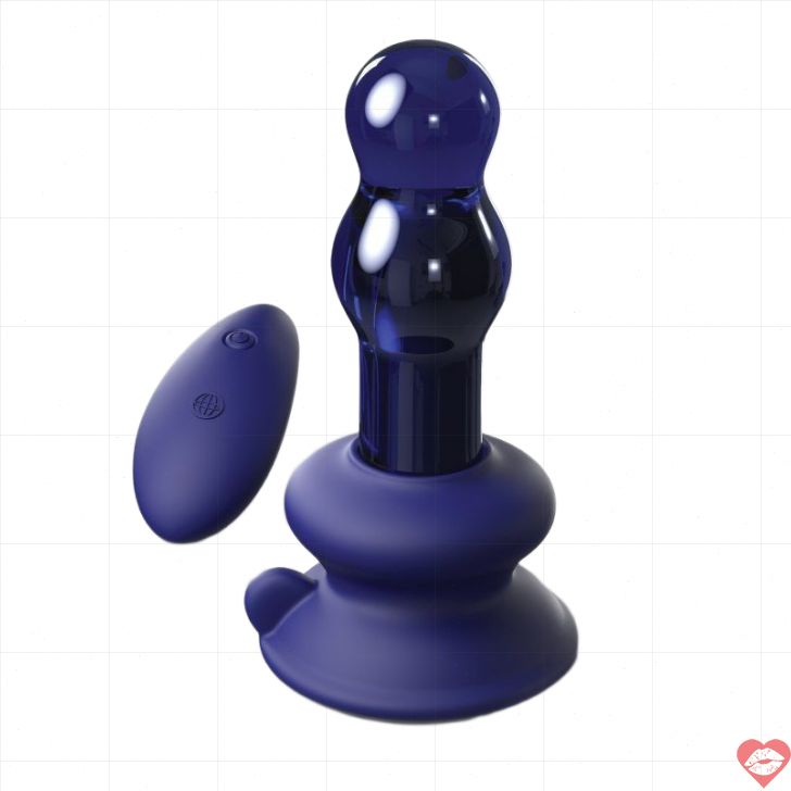 Icicles No83 Butt Plug Rung Kính Xanh Thủy Tinh