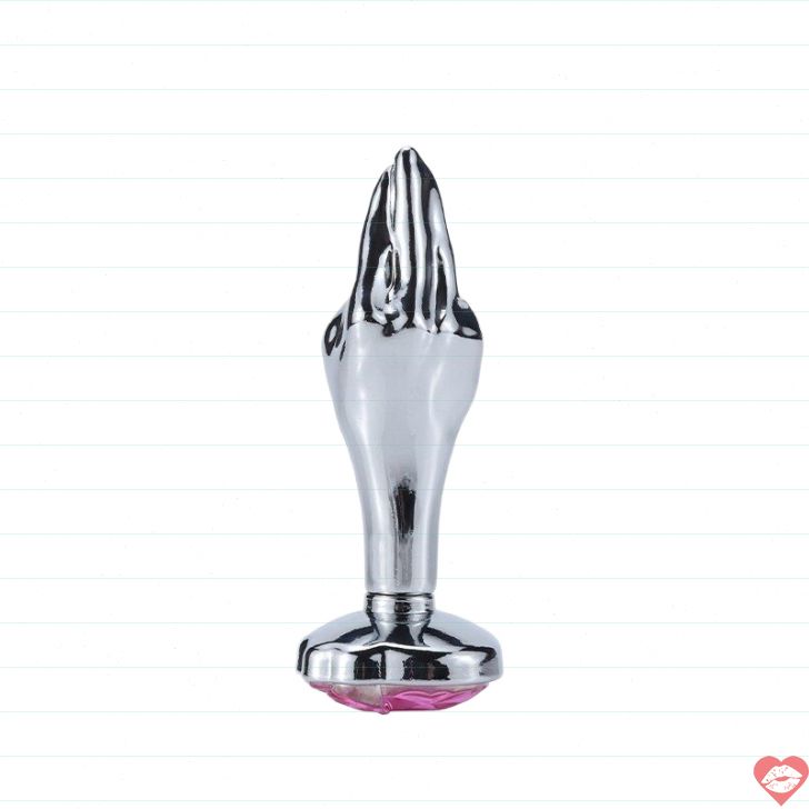 MT Gem Anal Plug S Hồng Metal Nhỏ Nhắn Lấp Lánh