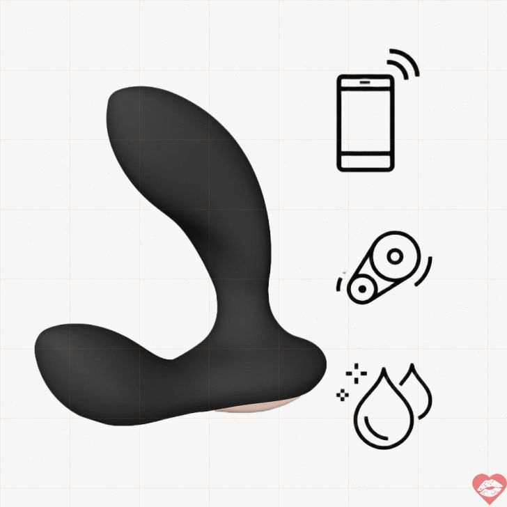 Lelo Hugo 2 Prostate Rung App Đen Cao Cấp
