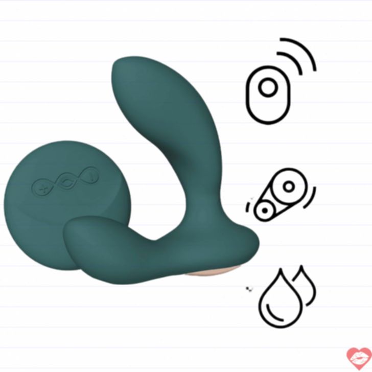 Lelo Hugo 2 Máy Rung Hậu Môn Xanh Lá Remote Siêu Mạnh