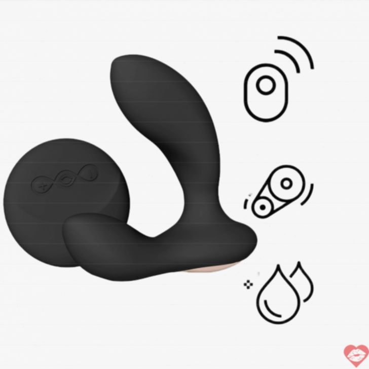 Lelo Hugo 2 Prostate Remote Đen Siêu Mạnh 7cm