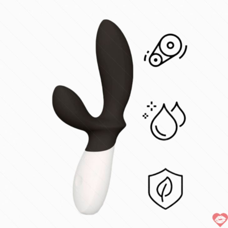 Lelo Loki Wave 2 Đen Rung Sóng Tiền Liệt Tuyến