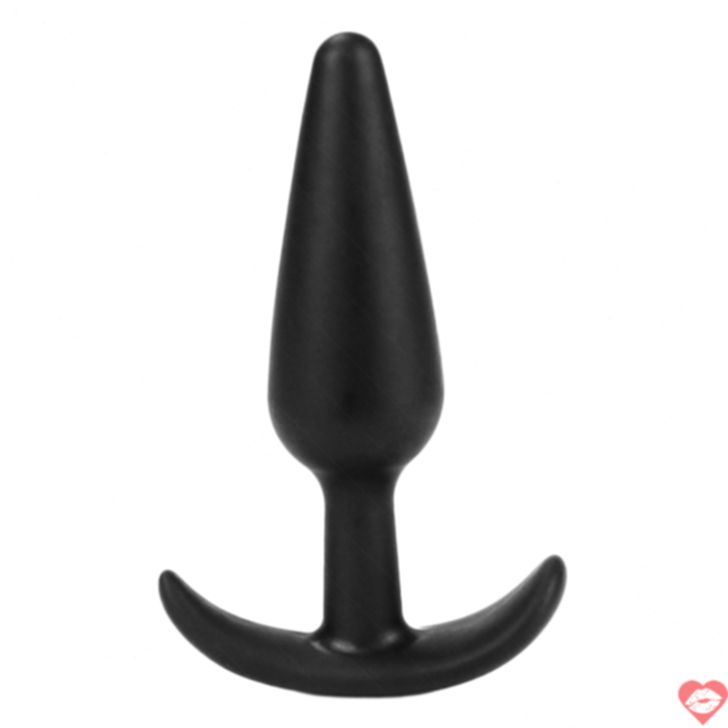 Lovetoy Lure Me Plug Đít Nhỏ Đen Silicon An Toàn