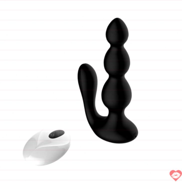 Secwell Gourd anal bead remote silicone calabash rung P-spot đỉnh