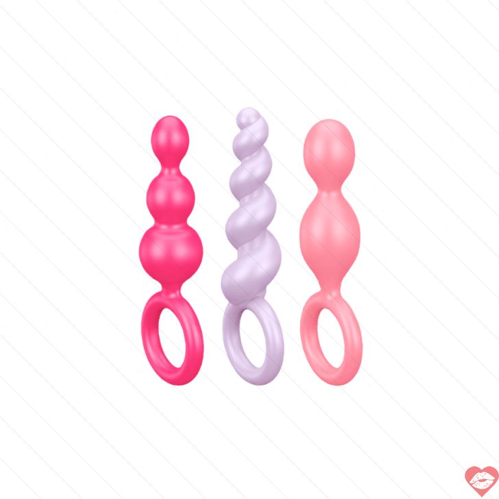 Satisfyer Booty Call Anal Plug Set 3 Miếng