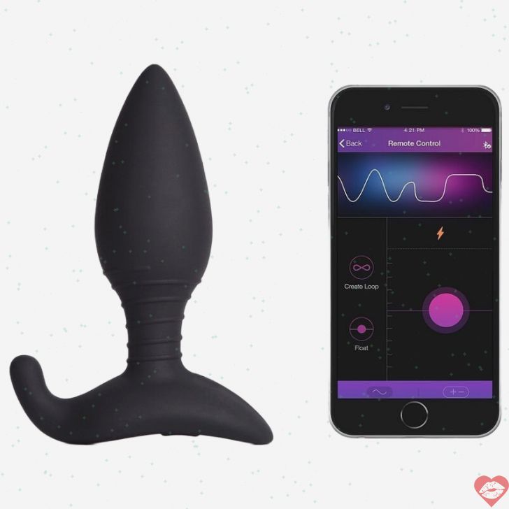 Lovense Hush Plug Đít App Bluetooth Siêu Mạnh