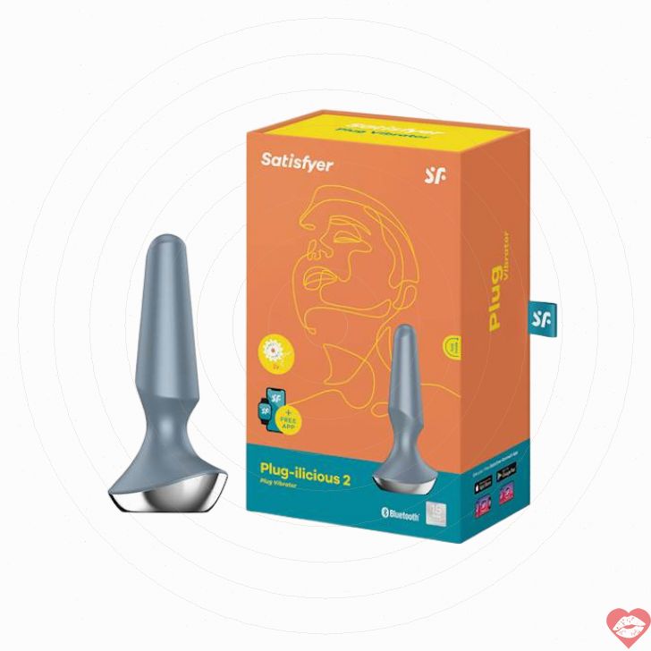 Satisfyer Plug-ilicious 2 hậu môn rung app 13cm cực khoái