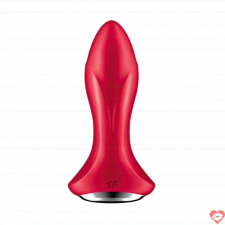 Satisfyer Rotator Plug1 App Đen 13cm Rung Quay