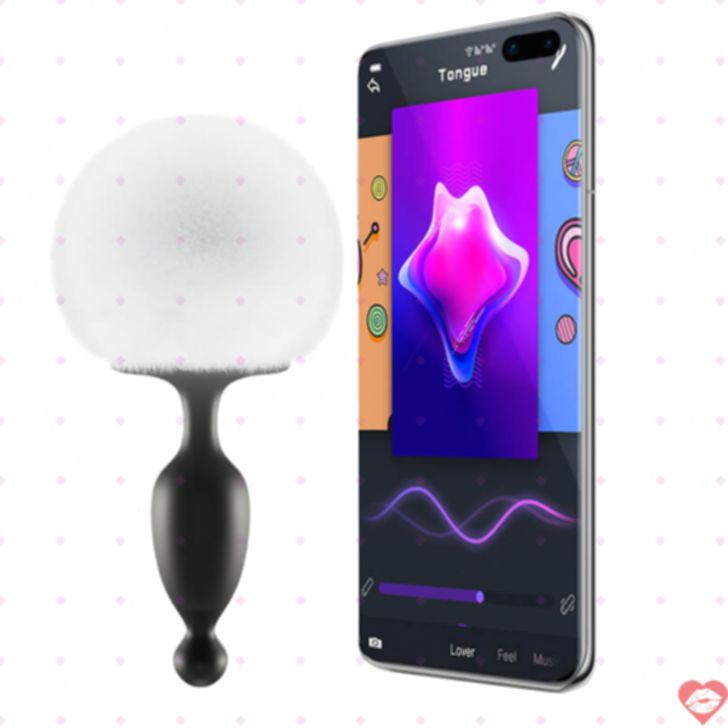 Magic Motion Bunny Butt Plug App Rung Đuôi Thỏ