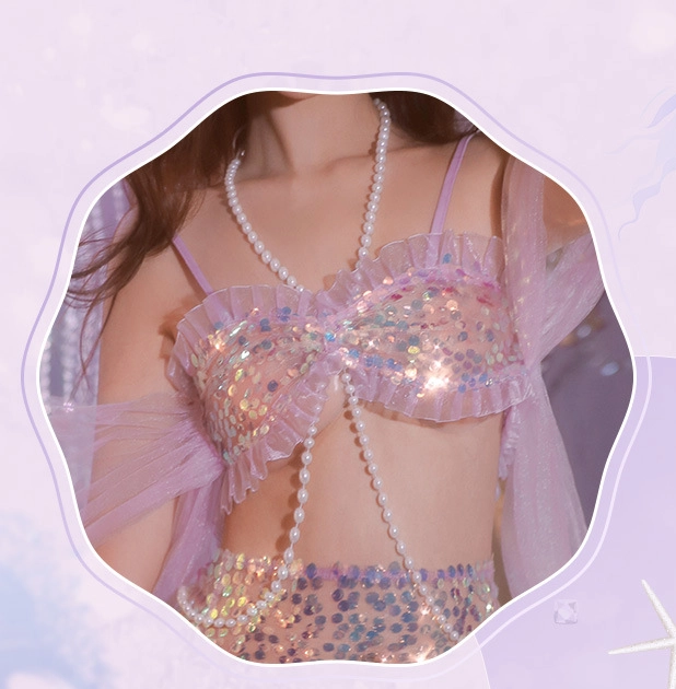 Review Cosplay nàng tiên cá đính hạt lấp lánh gợi cảm  có tốt không?