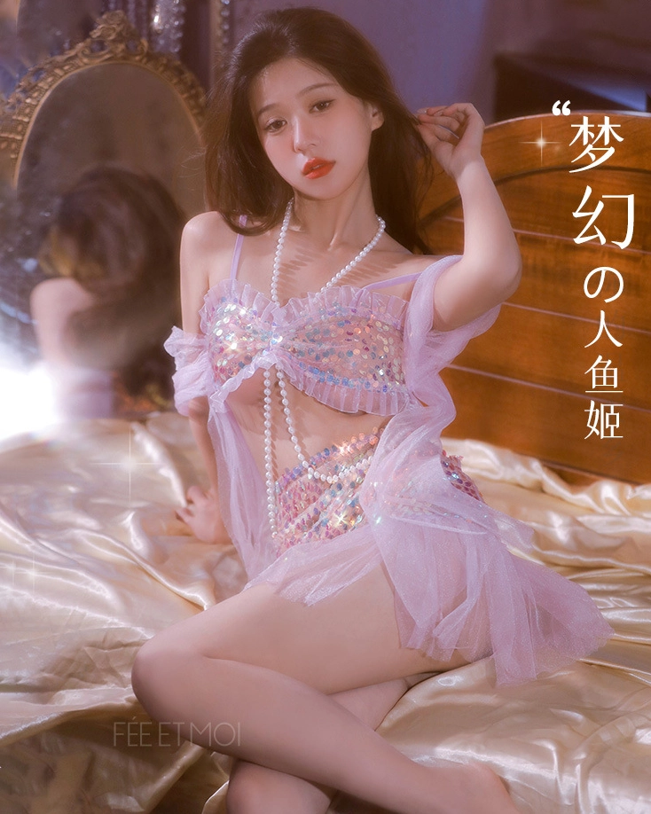 Review Cosplay nàng tiên cá đính hạt lấp lánh gợi cảm  có tốt không?