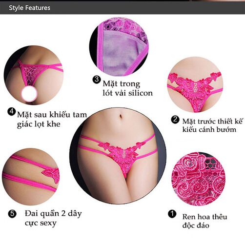 Quần lọt khe hoa quyến rũ sexy thoáng mát gây bật mắt