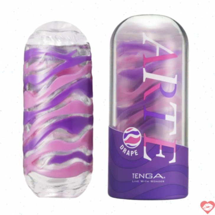 Tenga Arte Tím 13.5cm Dệt Mịn Nhật