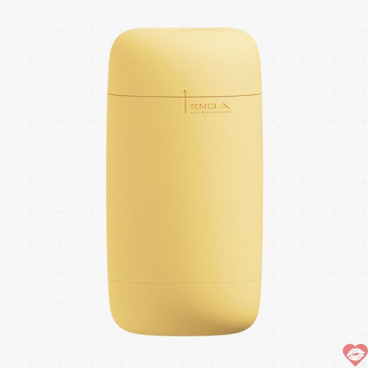 Tenga Puffy Máy Bay Cup Vàng Kem 16.5cm Nhật Dày Dặn