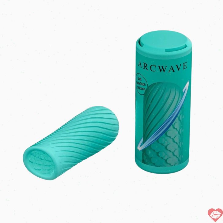 Arcwave Ghost Flip IT xanh lá, masturbator 2 mặt mini tiện lợi