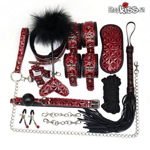 Bảng giá Bộ đồ chơi BDSM 10 món bằng da quyến rũ  giá tốt