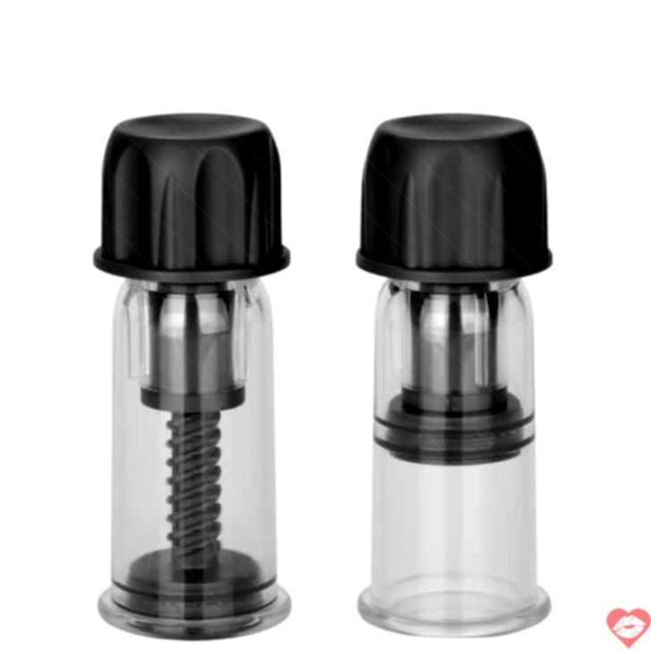 Nipple Pump CalExotics Black Twist Hút Vú Mạnh Nhạy Cảm 
