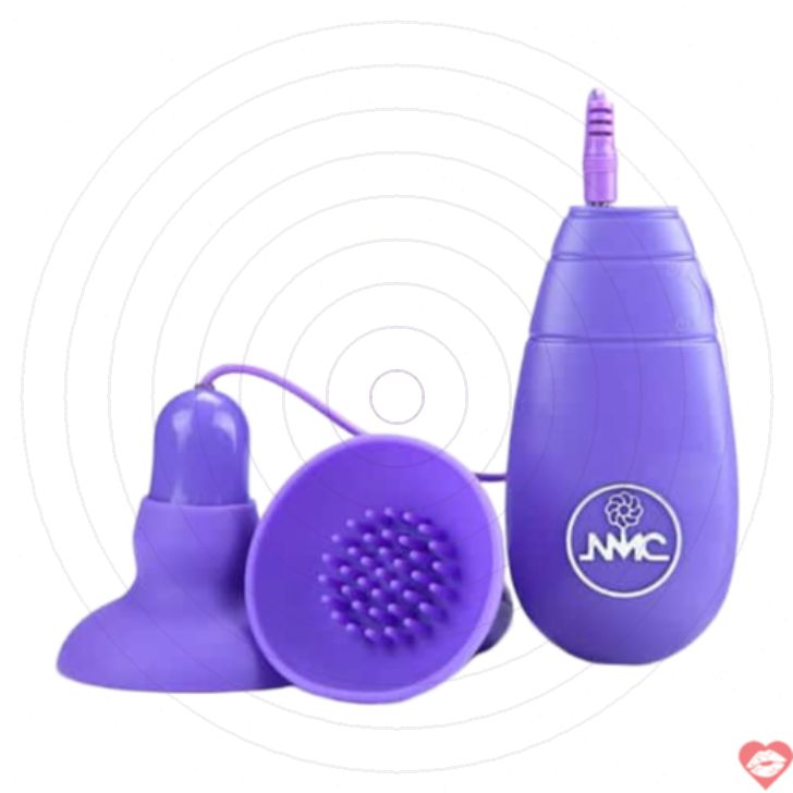 Stimulator Tím Rung Núm Âm Điểm Đôi 