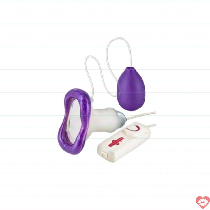 Clit Vacuum Pump Rung Tím Hút Mạnh Silicone 
